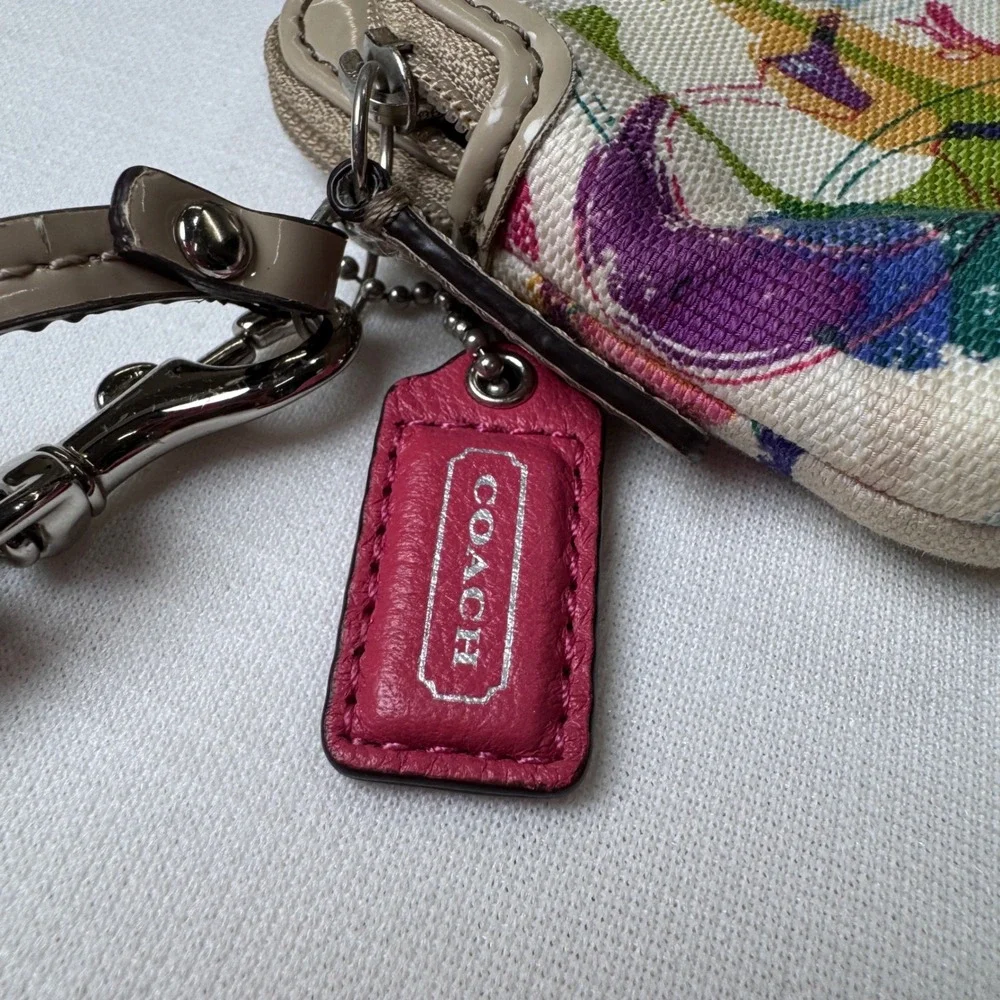 Coach wristlet pouch